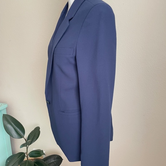 Joie Mehira B Crepe Navy Blazer 8 - Picture 8 of 12